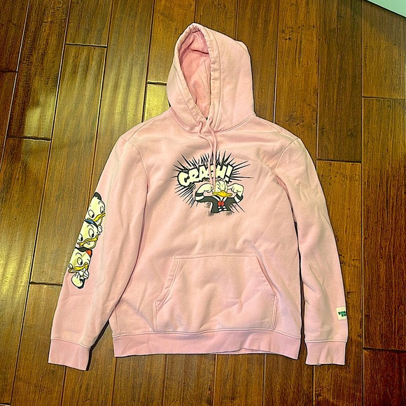 H&M Donald Duck "CRASH!" Graphic Hoodie - Picture 3 of 8